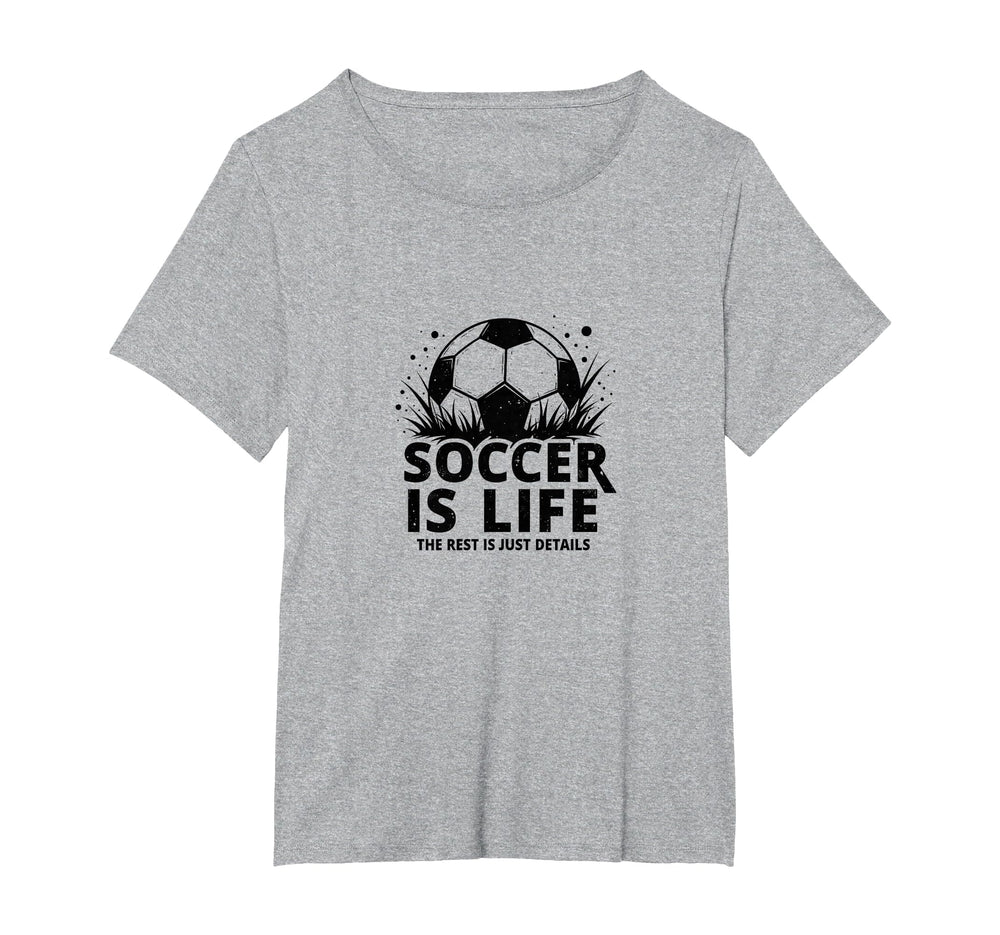 Soccer Coach Soccer Is Life Rest Is T-Shirt - Custom Art Print for Adults