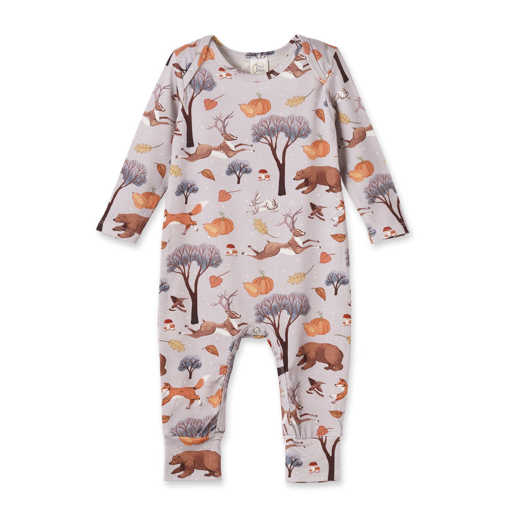 Forest Frolic Baby Romper - Soft Bamboo Fall Outfit Tesa Babe