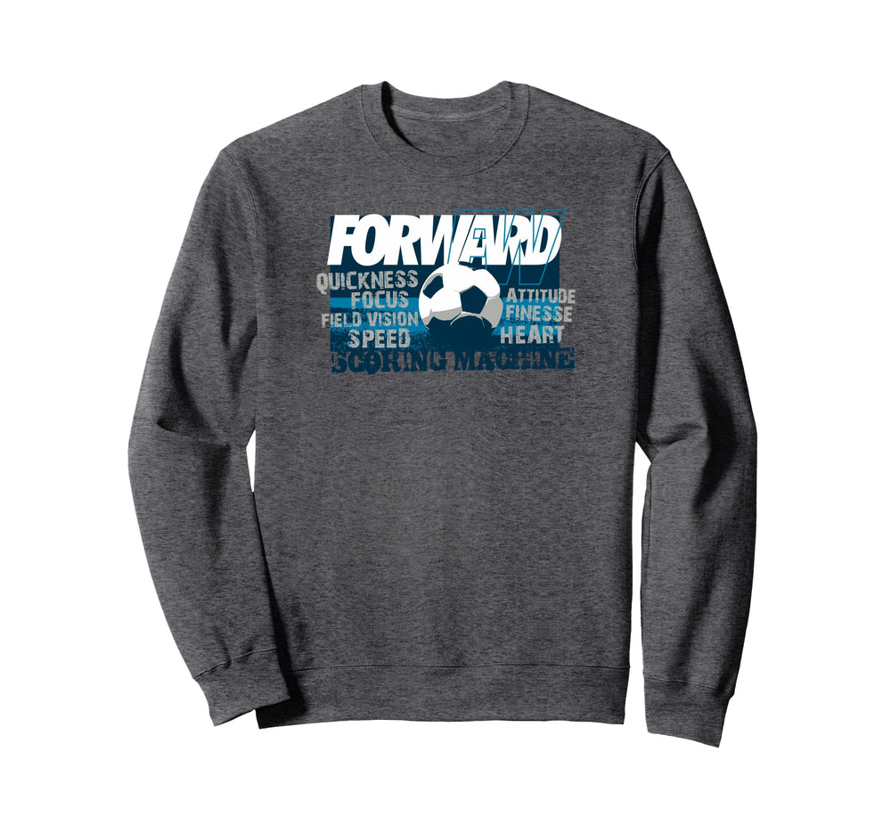 Soccer Forward Scoring Machine Sweatshirt - Novelty Apparel Men Women