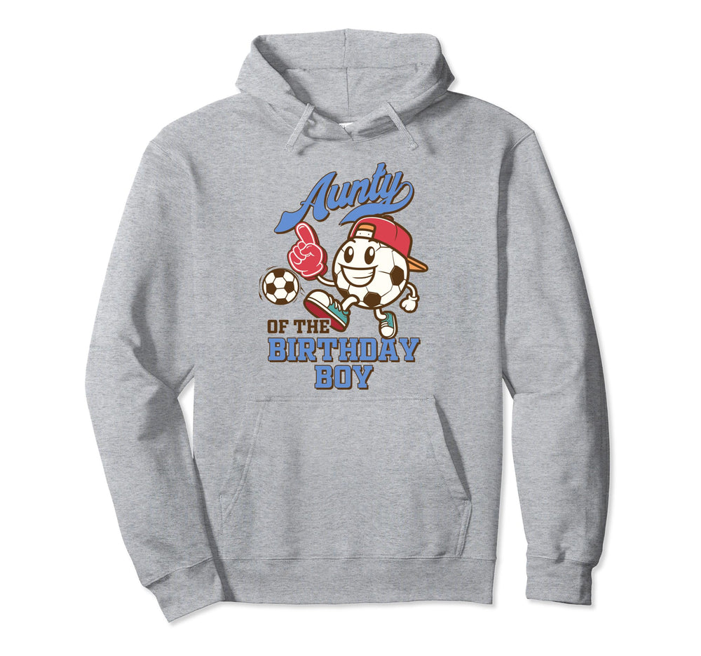 Soccer Aunt Birthday Party Family Aunty Hoodie - Streetwear Style Unisex