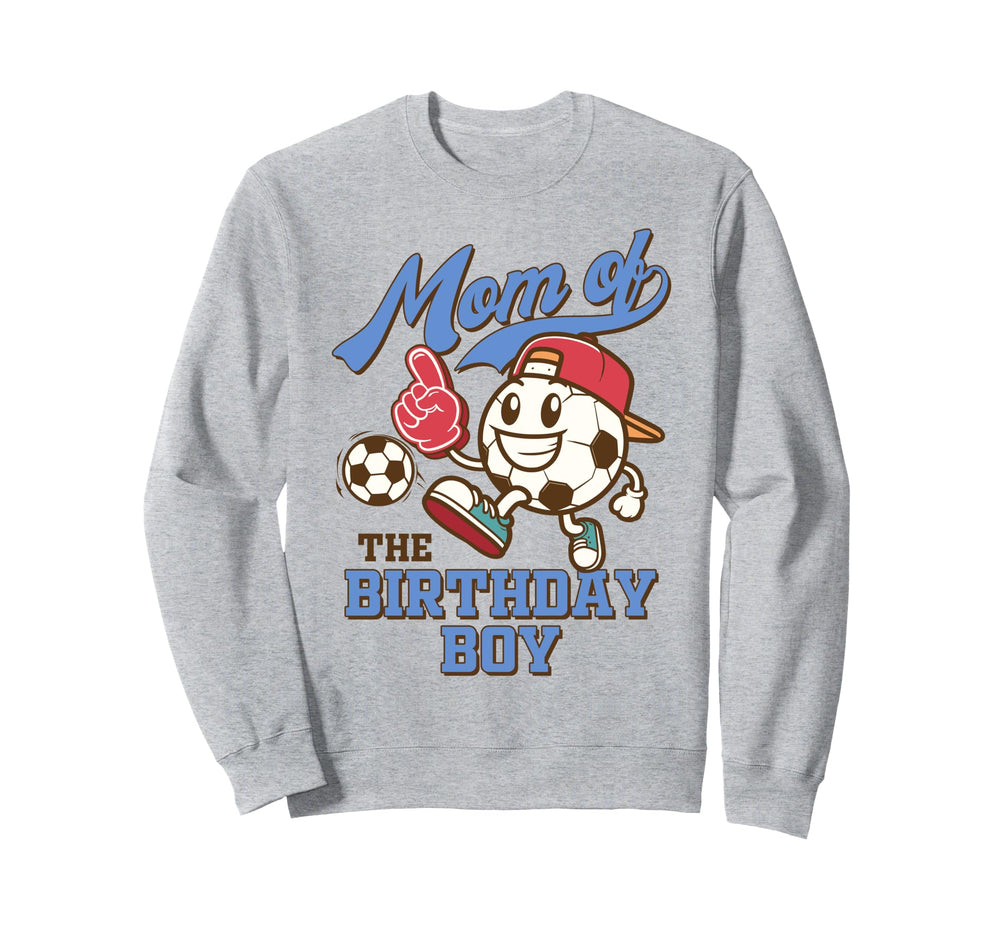 Soccer Mama Birthday Party Mom Sweatshirt - Aesthetic Graphic for Adults