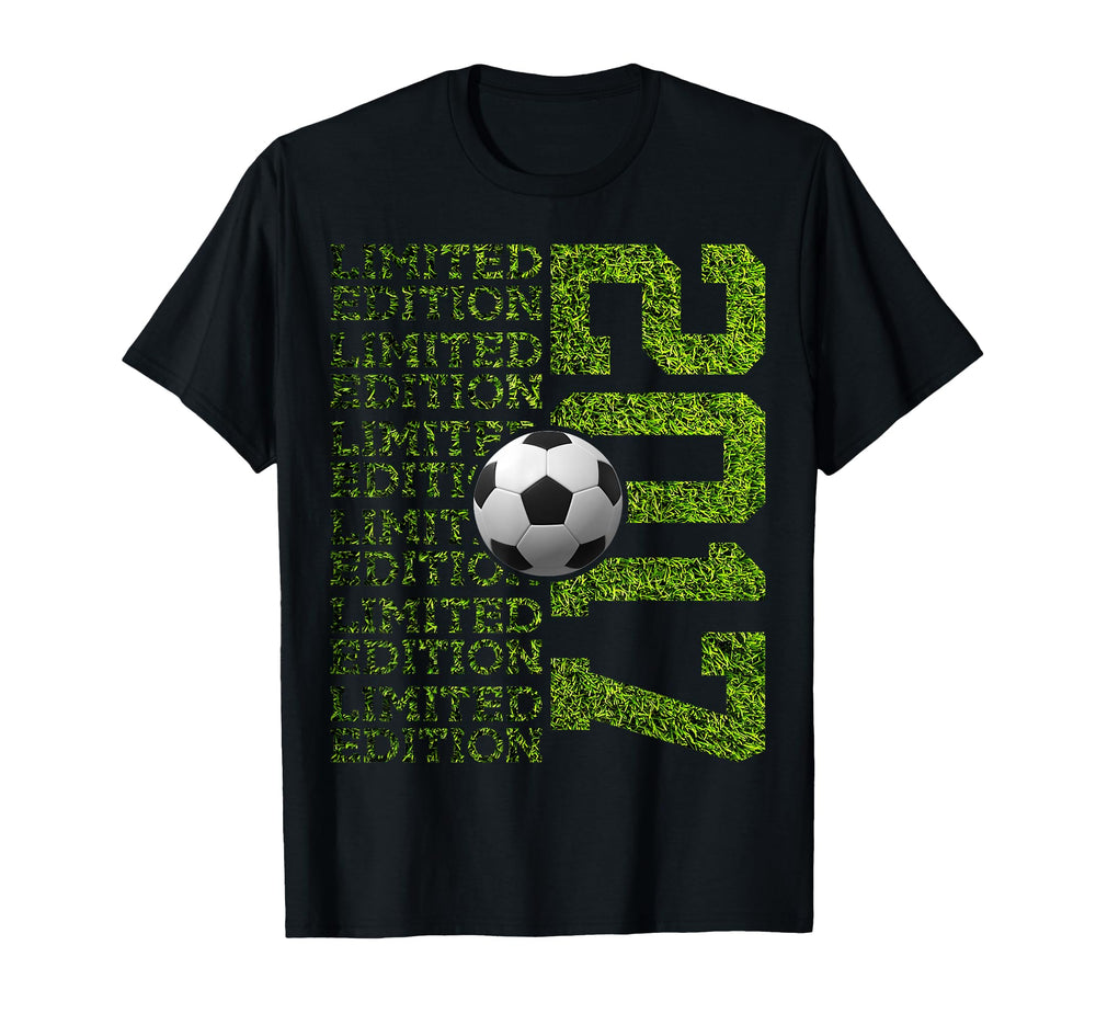 2017 Soccer 9Th Birthday T-Shirt - Graphic Print for Adults