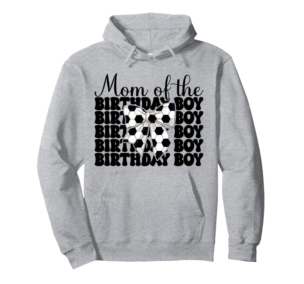 Soccer Mom Mama Coquette Bow Mom Birthday Hoodie - Aesthetic Graphic Unisex