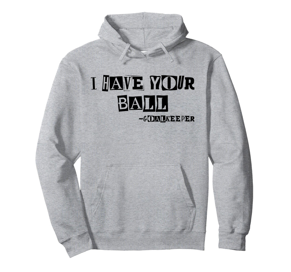 Soccer Ransom Note Goalkeeper Hoodie - Streetwear Style for Adults