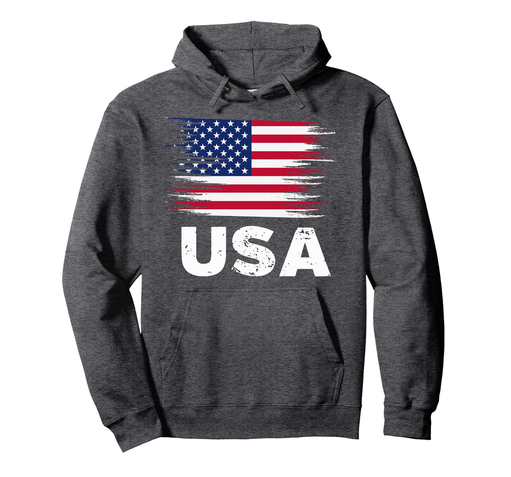 Usa American Flag Sports Soccer Football Hoodie - Graphic Print for Adults