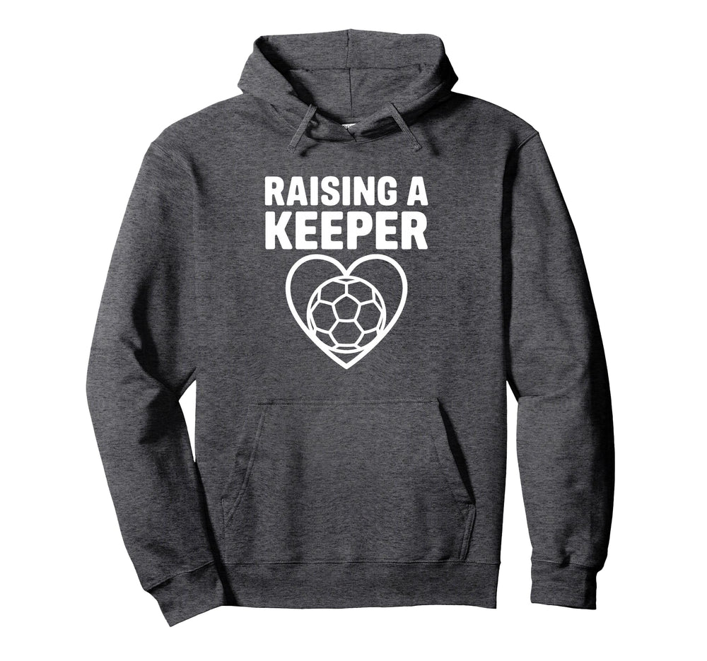 Raising Keeper Soccer Heart Hoodie - Custom Art Print Unisex