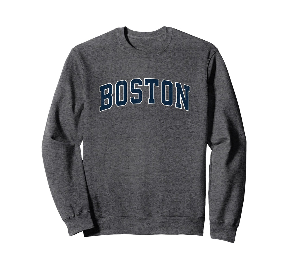 Boston Massachusetts Ma Sports Sweatshirt - Aesthetic Graphic for Adults