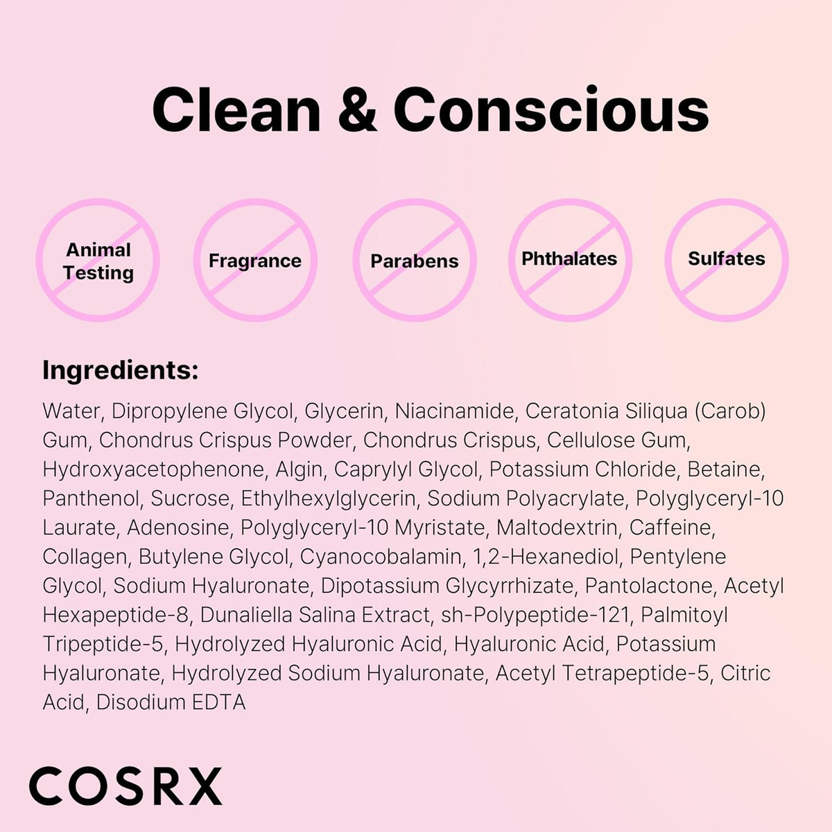 Cosrx The Peptide Collagen Lifting Glow Hydrogel Mask - Snipetell