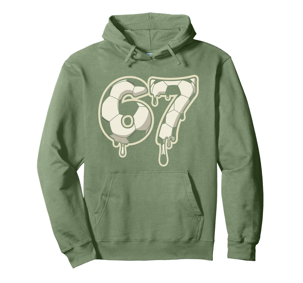 6 7 Soccer Ball Drip Six Seven Meme Hoodie - Casual Everyday Wear Men Women