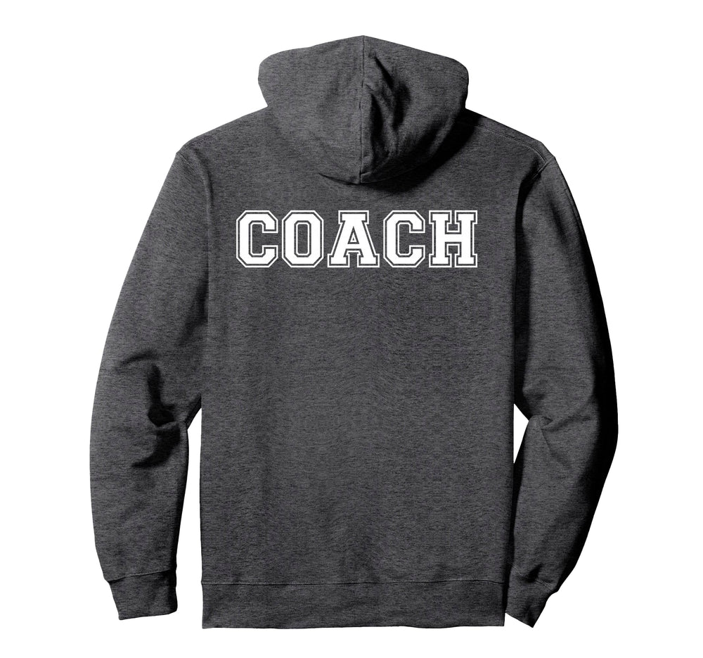 Coach Logo Lettering Back Hoodie - Graphic Print Men Women