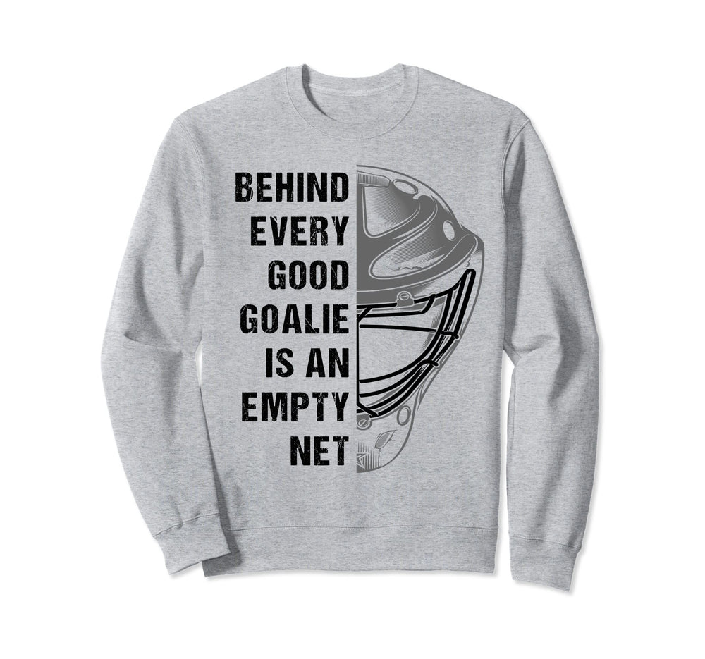 Hockey Goalkeeper Mask Player Outfit Sweatshirt - Unique Graphic Men Women