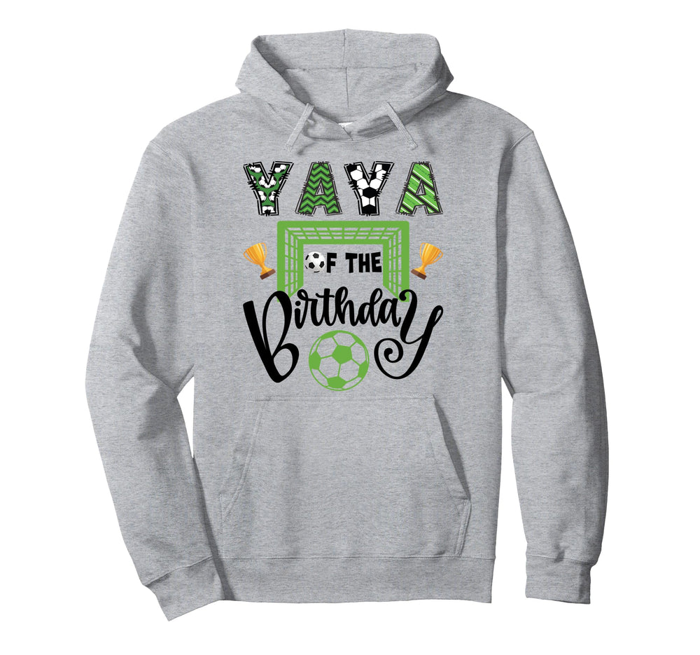 Yaya Birthday Soccer Player Bday Party Hoodie - Unique Graphic Unisex