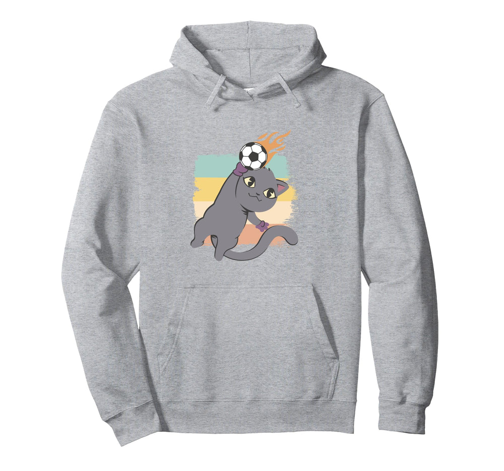 Kawaii Football Soccer Player Funny Hoodie - Fun Novelty Design Unisex