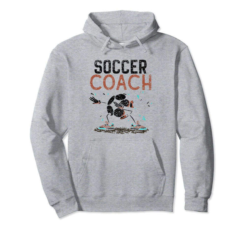 Soccer Coach Game Player Football Hoodie - Minimalist Print for Adults