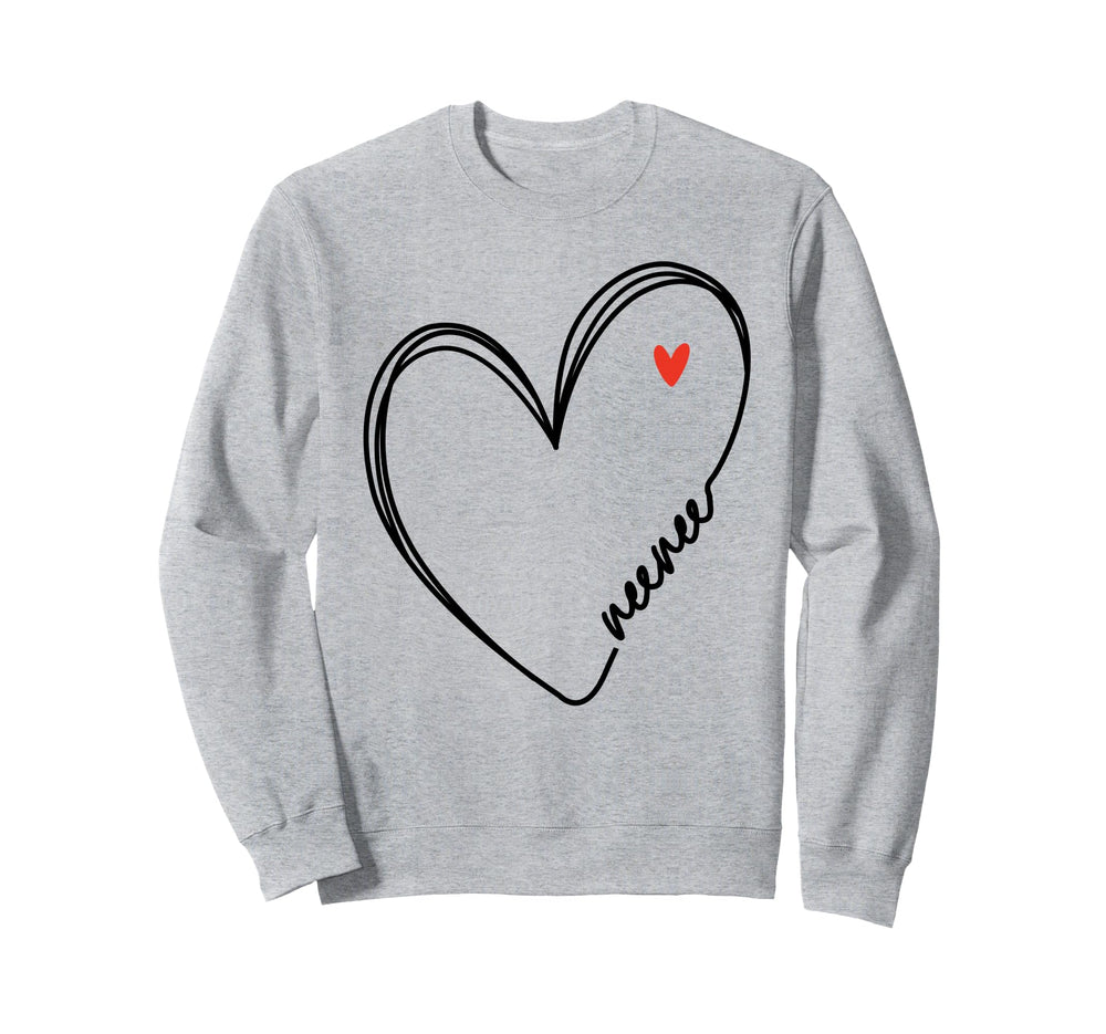 Neenee Heart Mom Mothers Day Sweatshirt - Novelty Apparel Unisex
