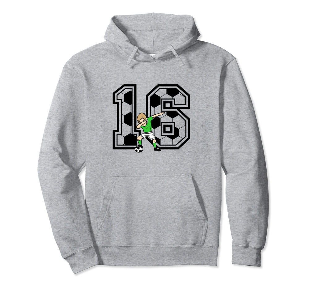 16 Year Old Soccer Player 16Th Birthday Hoodie - Streetwear Style Unisex