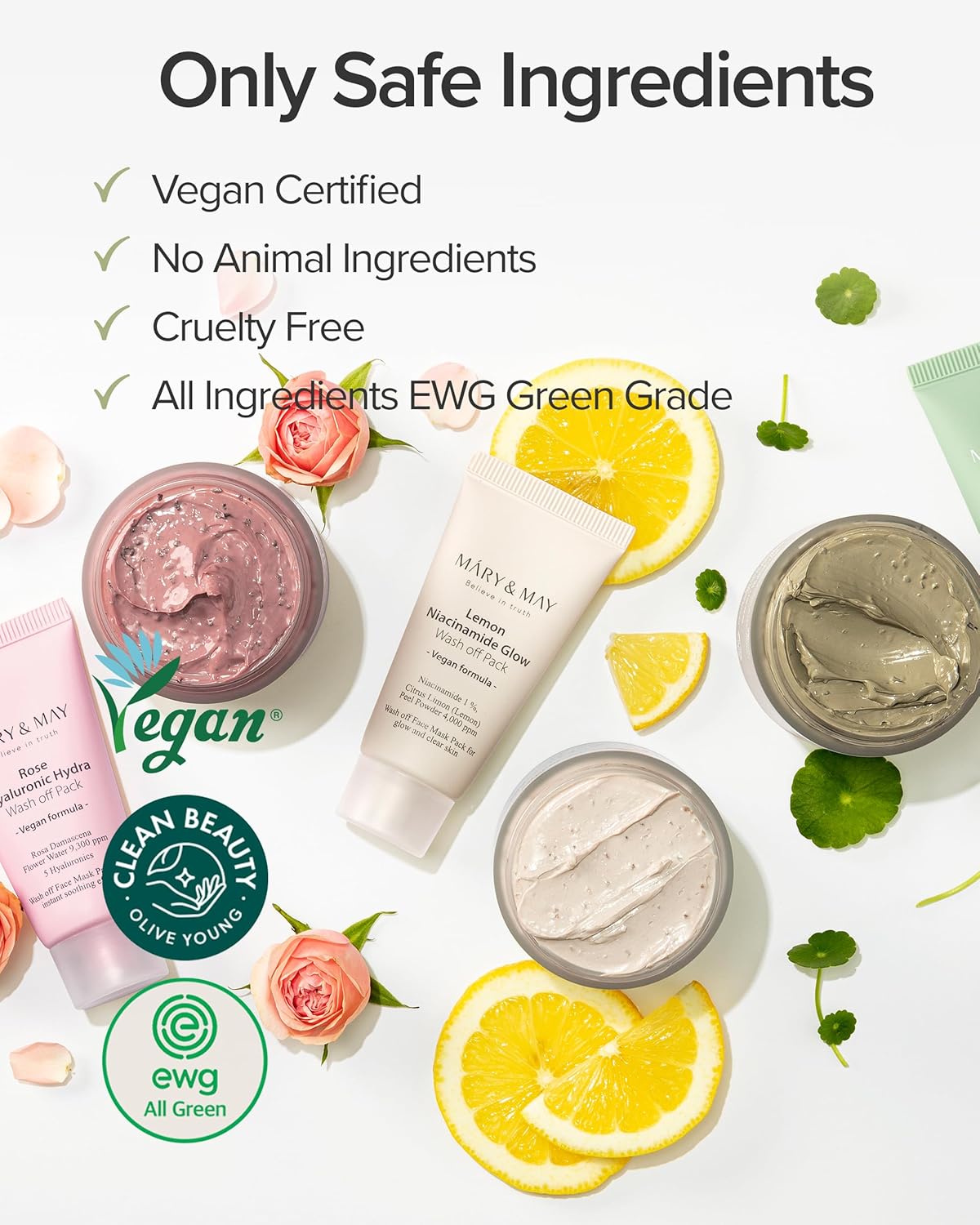 Mary & May Vegan Wash Off Mask Mini Gift Set - Snipetell