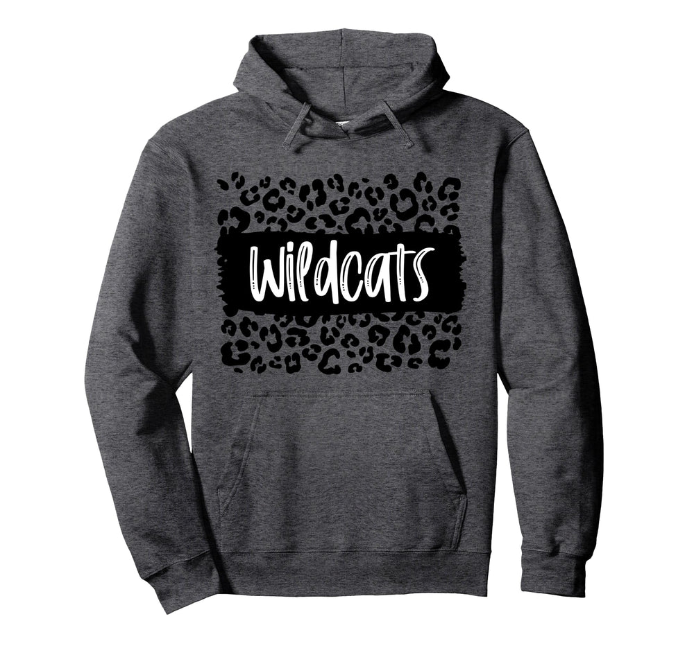 Wildcats Team Mascot School Spirit Hoodie - Casual Everyday Wear Men Women
