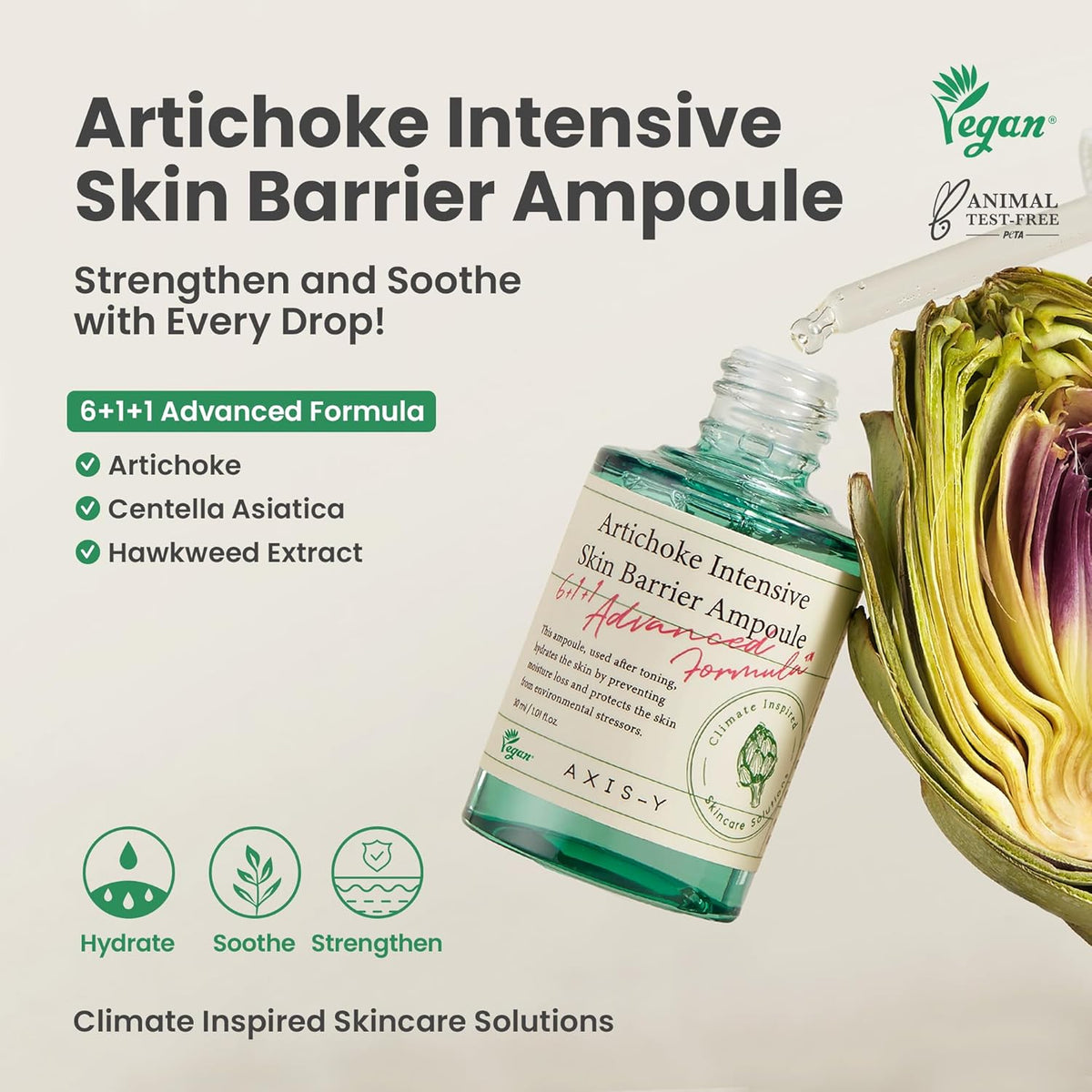 AXIS-Y Artichoke Intensive Skin Barrier Ampoule - Snipetell