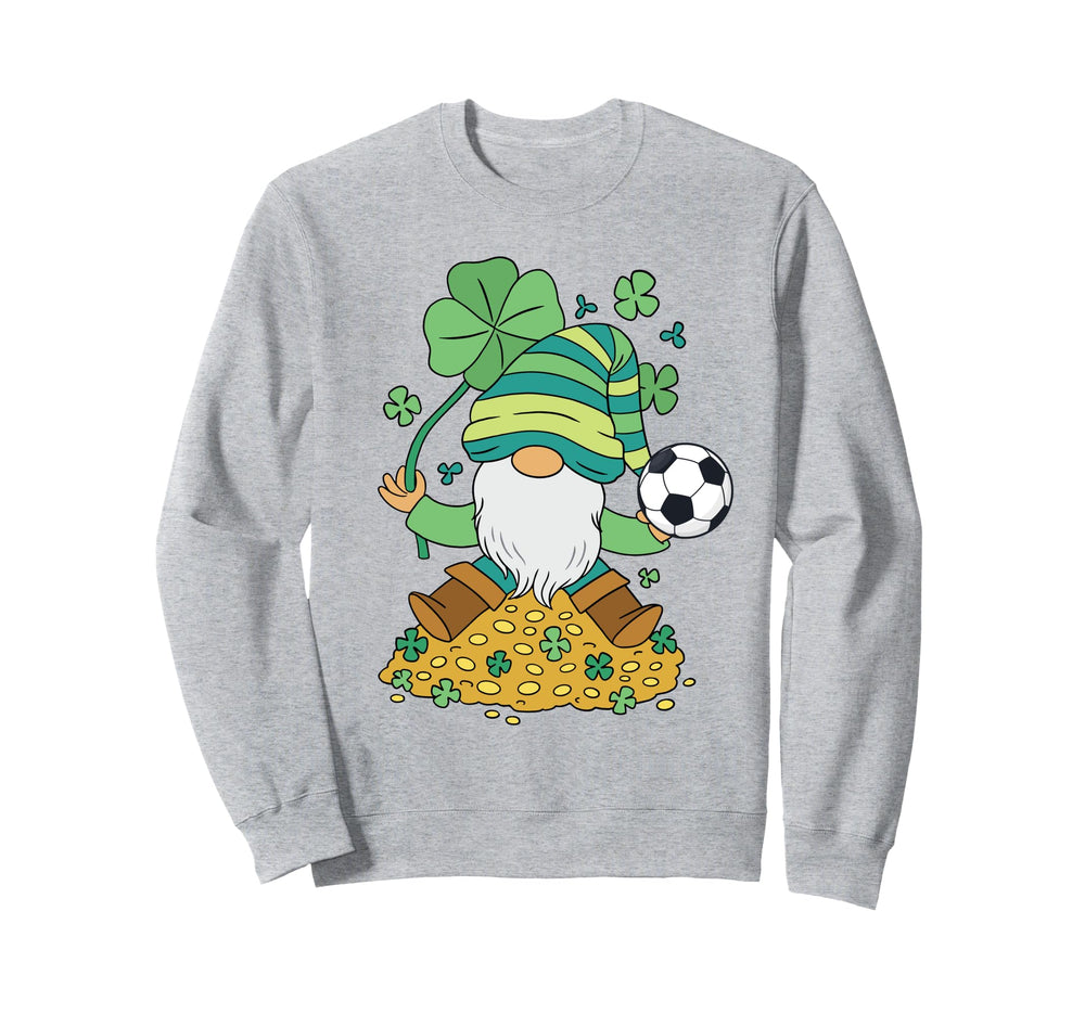 Soccer Gnomes Football Soccer Sweatshirt - Minimalist Print for Adults