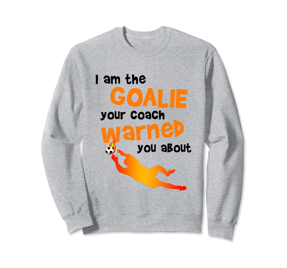 Soccer Football Goalie Sweatshirt - Minimalist Print for Adults