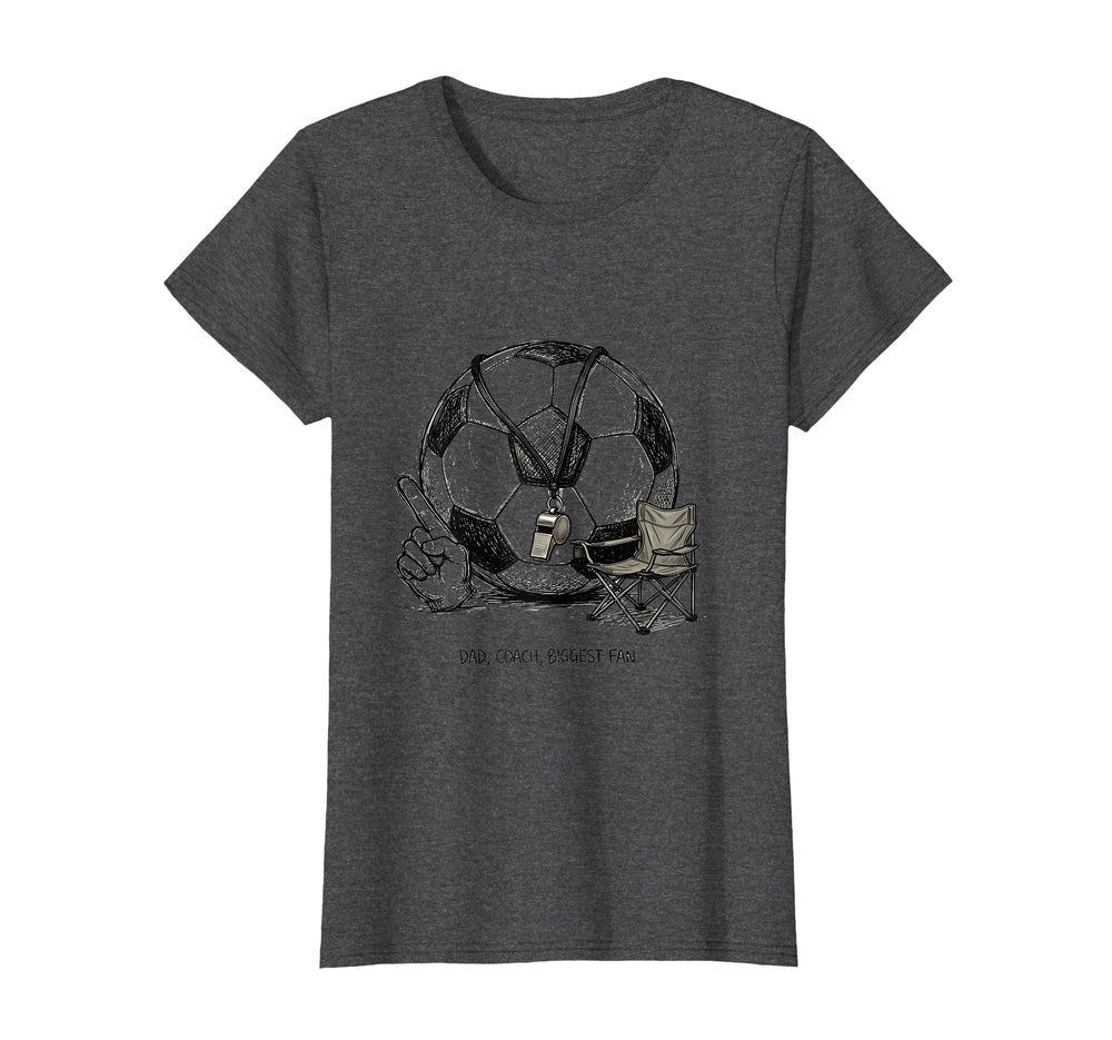 Soccer Dad Coach Biggest Fan T-Shirt - Graphic Print Men Women