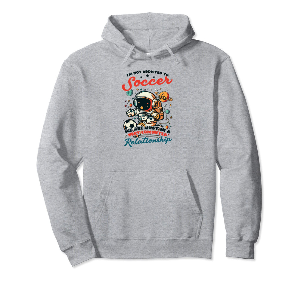 Not Addicted To Soccer Soccer Player Hoodie - Graphic Print for Adults