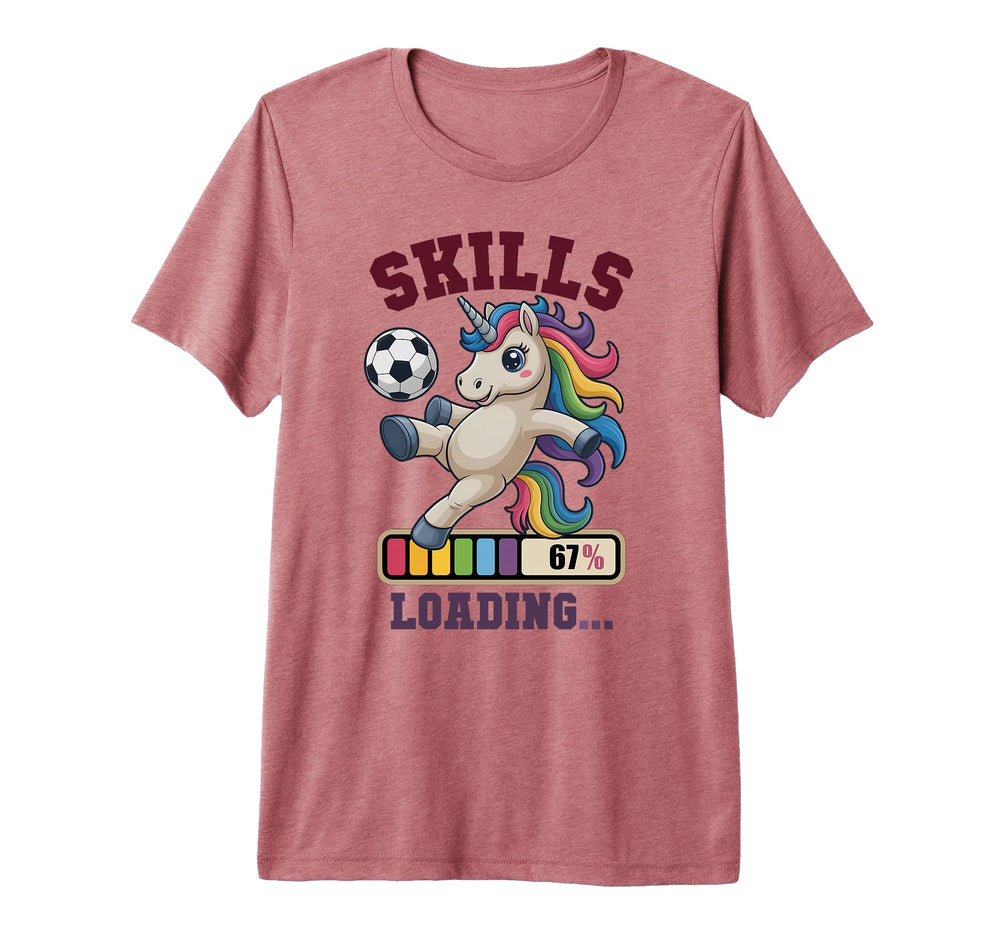 Funny 67 Skills Loading Soccer T-Shirt - Aesthetic Graphic for Adults