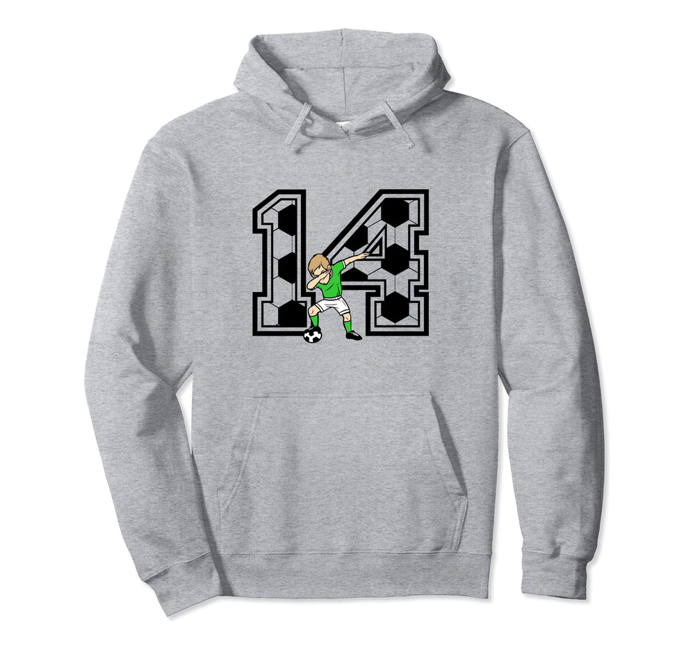 14 Year Old Soccer Player 14Th Hoodie - Casual Everyday Wear Unisex