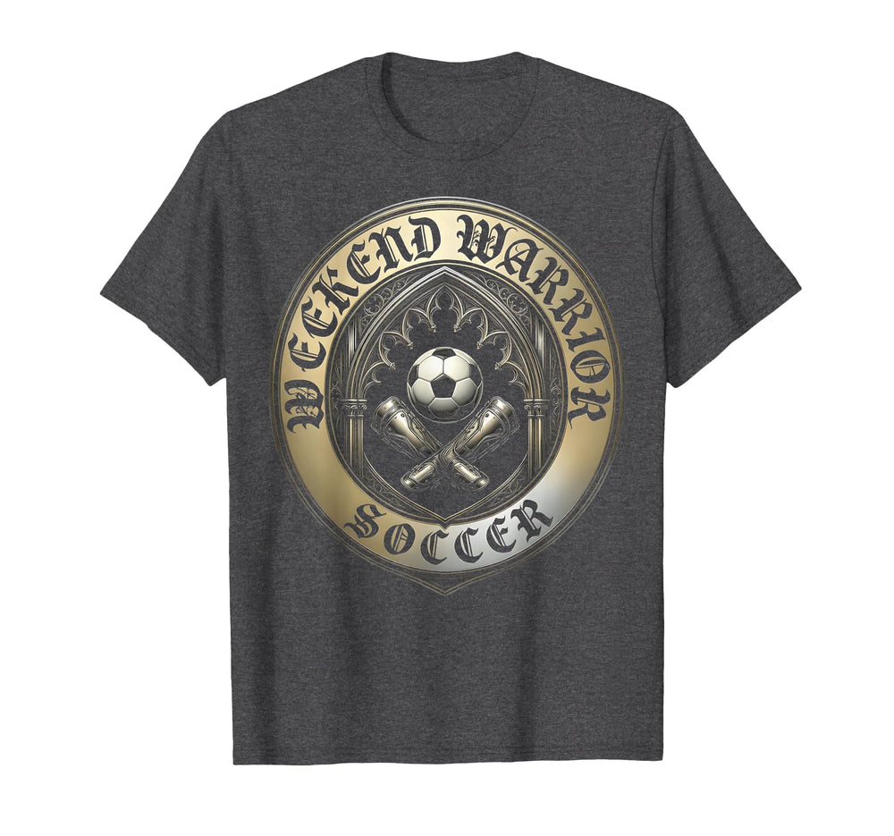 Weekend Warrior Soccer T-Shirt - Fun Novelty Design Unisex