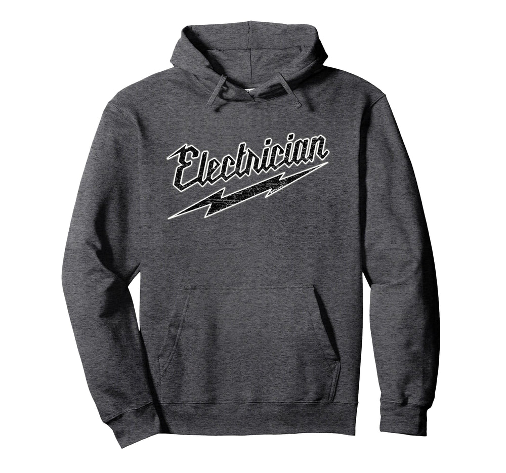 Electrician Sparky Local Trade Power Tool Hoodie - Minimalist Print Unisex