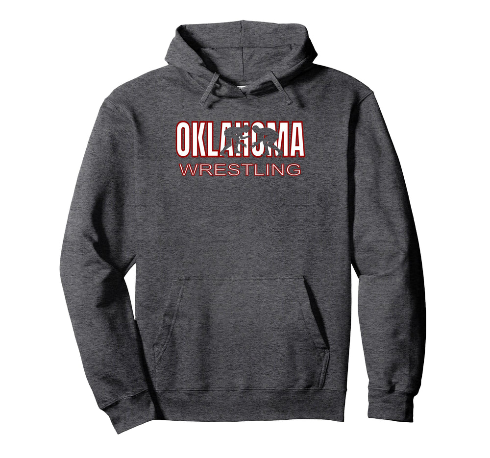 Oklahoma Wrestling Freestyle Wrestler Hoodie - Custom Art Print for Adults