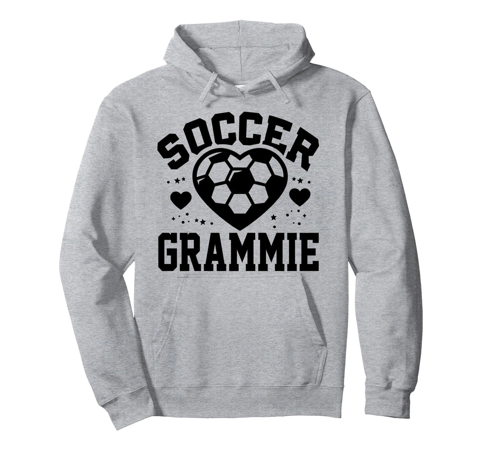 Soccer Grammie Heart Grammie Soccer Player Hoodie - Custom Art Print Unisex