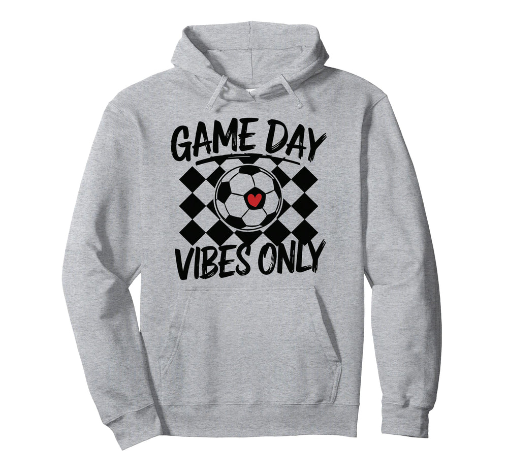 Groovy Soccer Soccer Game Day Vibes Hoodie - Custom Art Print Men Women
