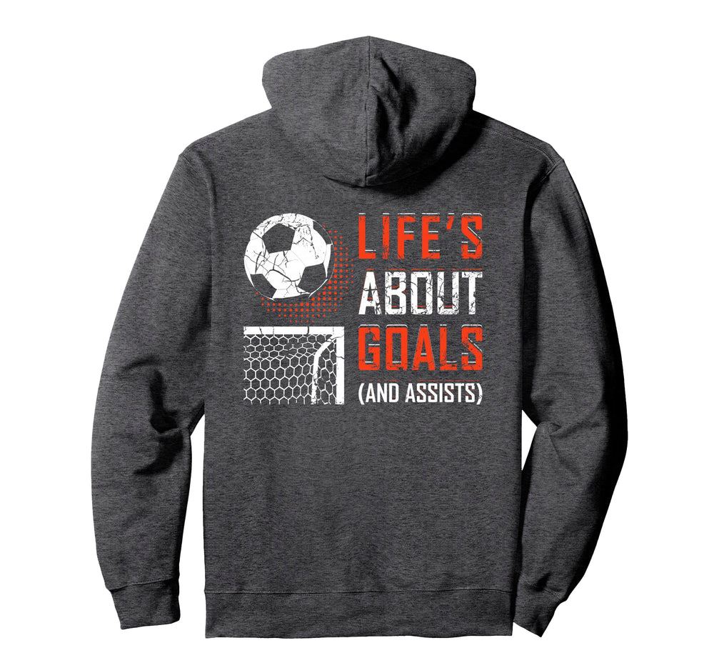 Funny Soccer Lover Teen Soccer Hoodie - Fun Novelty Design Men Women