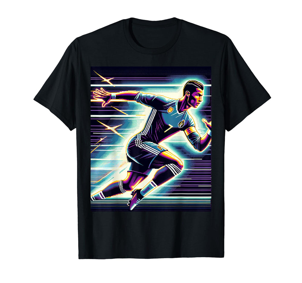 Football Star Gaming Arcade Soccer T-Shirt - Streetwear Style Men Women