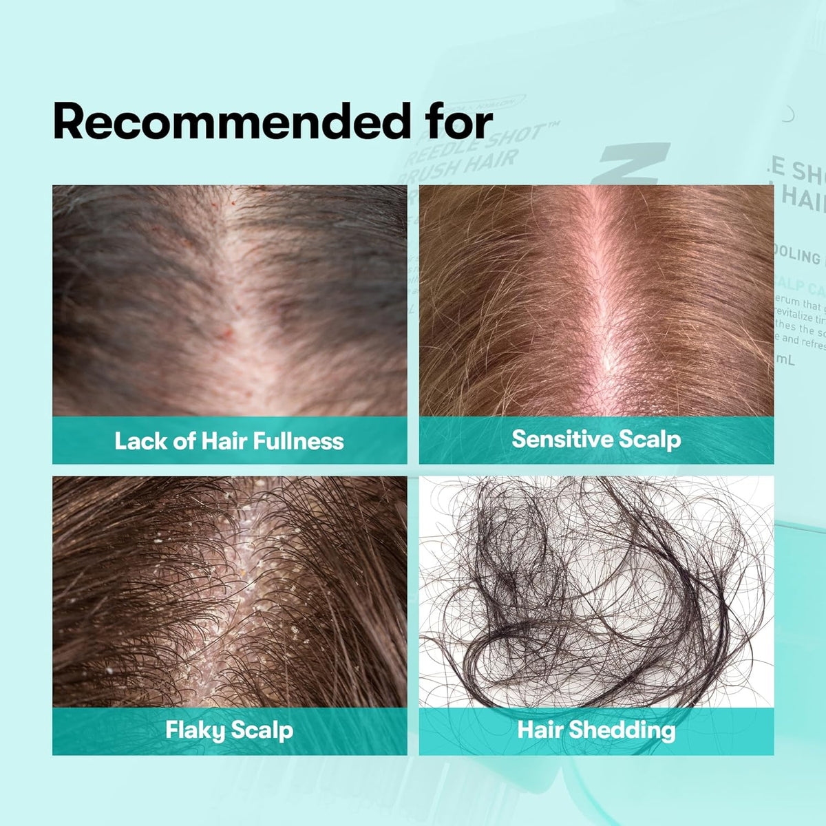 VT PDRN Reedle Shot Brush Hair Serum - Snipetell