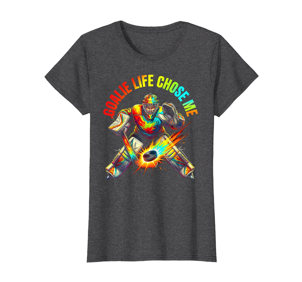 Goalie Life Chose Me Soccer Hockey T-Shirt - Minimalist Print Men Women