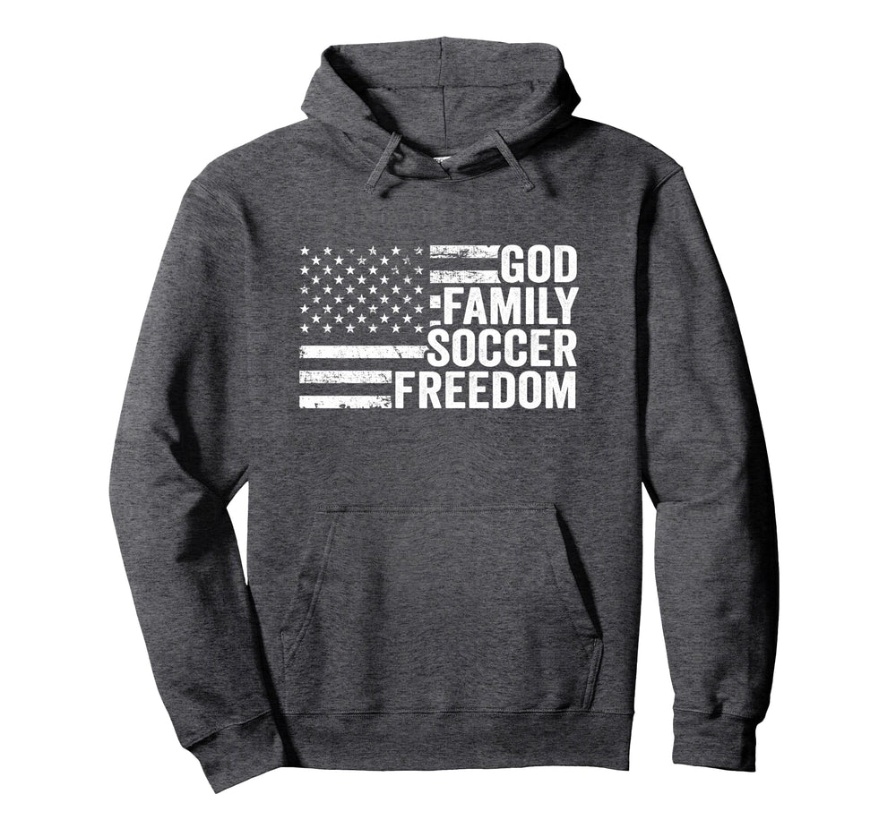 God Family Soccer Freedom Player Hoodie - Streetwear Style for Adults