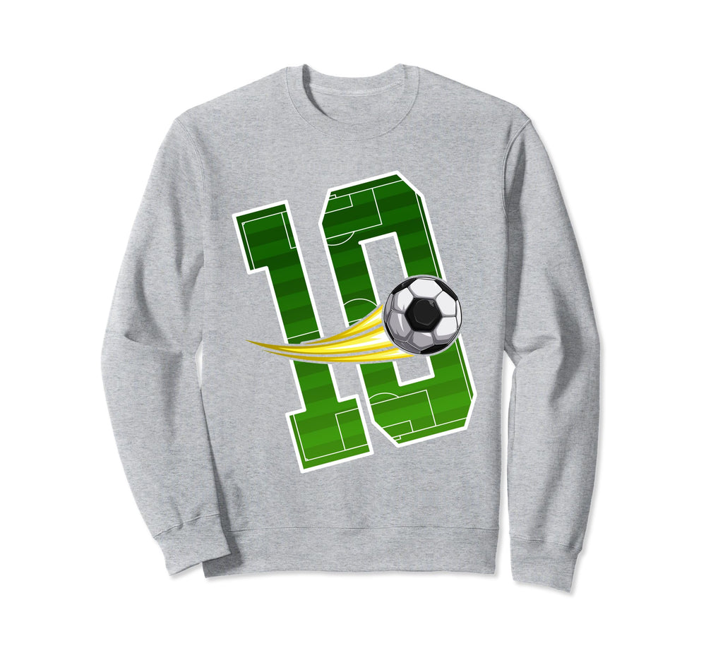 Soccer 10Nd Birthday Im 10 Childrens Sweatshirt - Unique Graphic Unisex