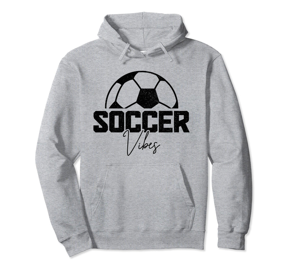 Soccer Vibes Soccer Player Hoodie - Unique Graphic Men Women