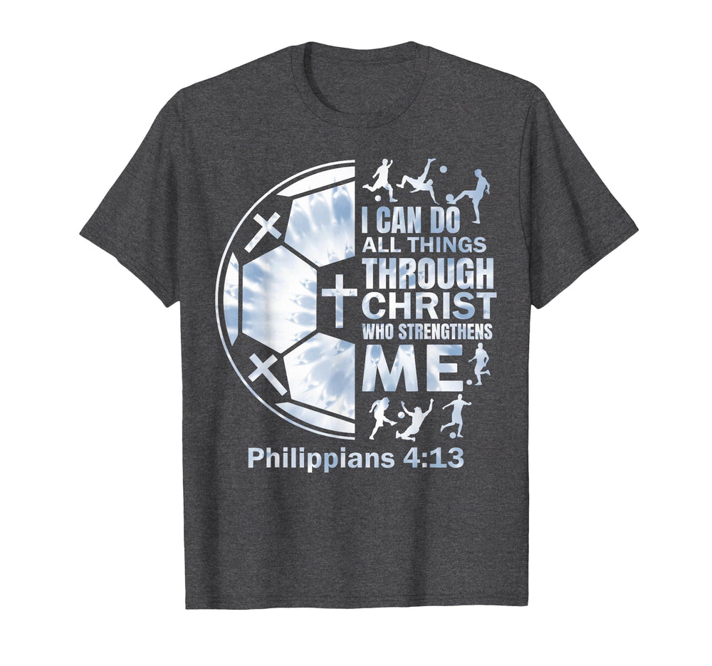 Christian Soccer Player Team Religious T-Shirt - Minimalist Print Unisex