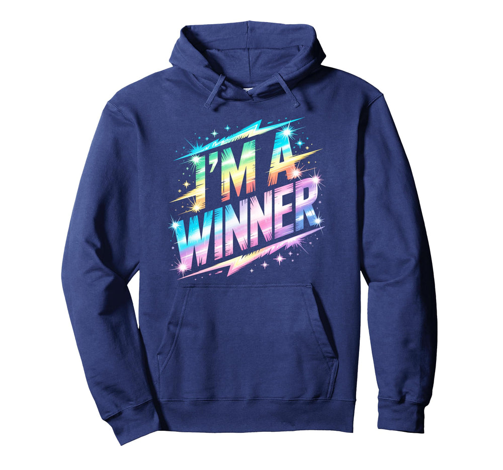 Im Winner Motivational Field Day Hoodie - Custom Art Print Men Women