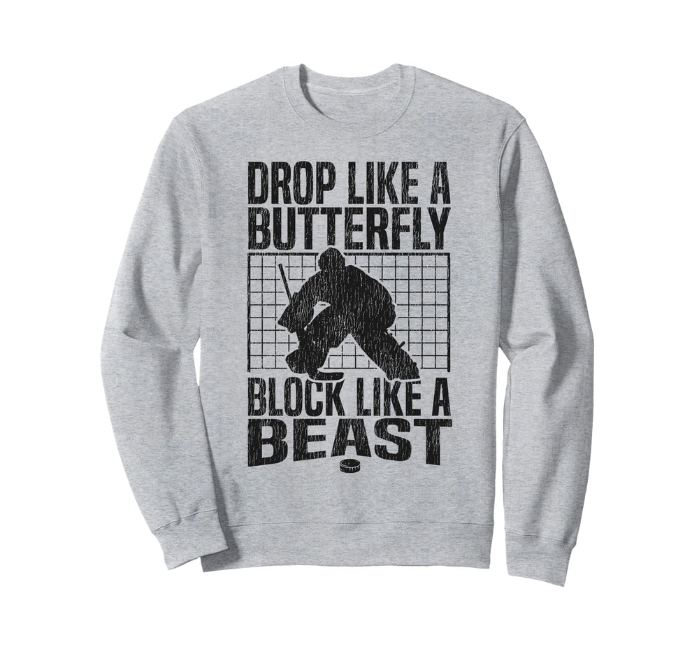 Ice Hockey Goalie Goalkeeper Drop Sweatshirt - Streetwear Style Men Women