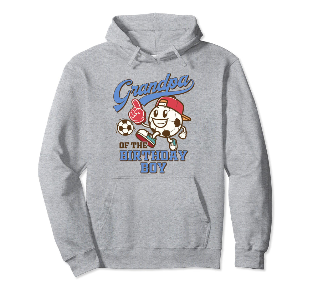 Soccer Grandpa Birthday Family Hoodie - Custom Art Print for Adults