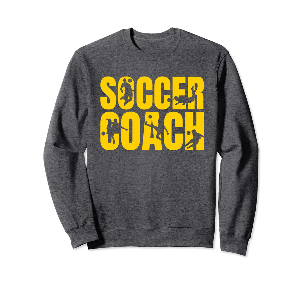 Soccer Team Soccer Coach Sweatshirt - Minimalist Print Unisex