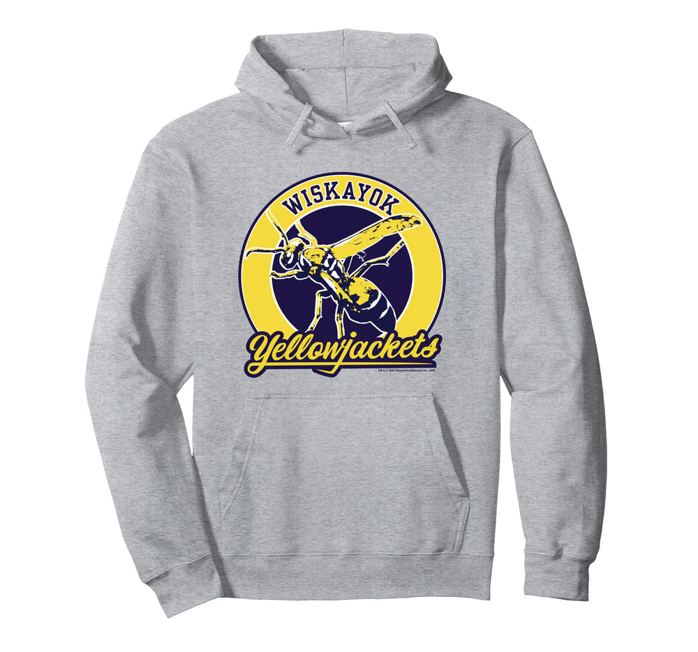 Wiskayok Yellowjackets Football Soccer Hoodie - Graphic Print for Adults