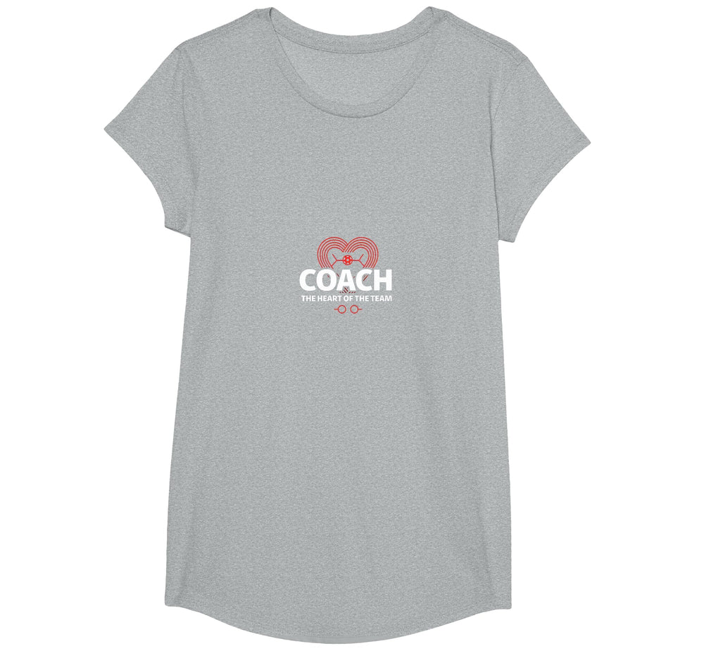 Soccer Coach Heart Team Inspiring T-Shirt - Streetwear Style Men Women