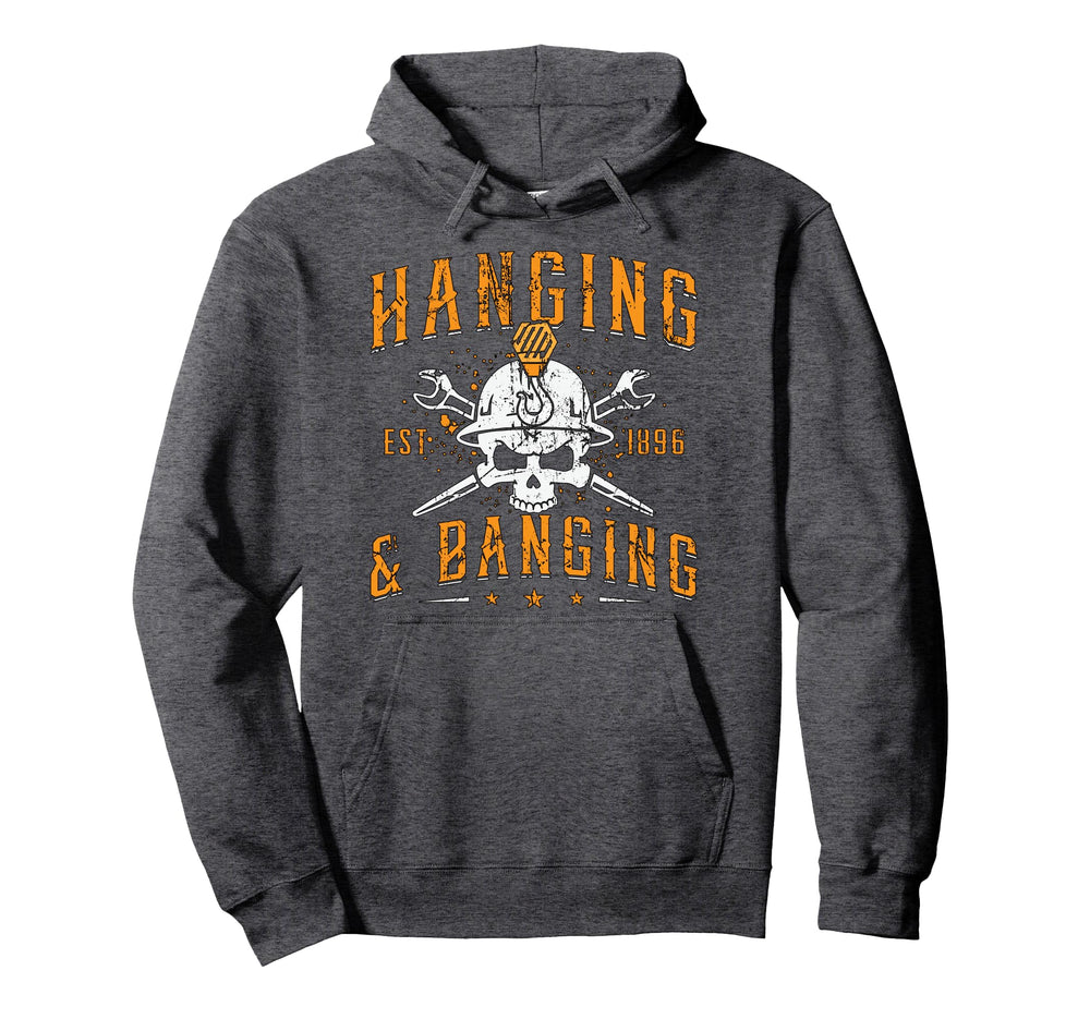 Hanging Banging Metalworking Hoodie - Aesthetic Graphic for Adults