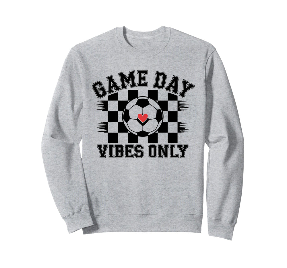 Groovy Soccer Soccer Game Day Sweatshirt - Minimalist Print Men Women